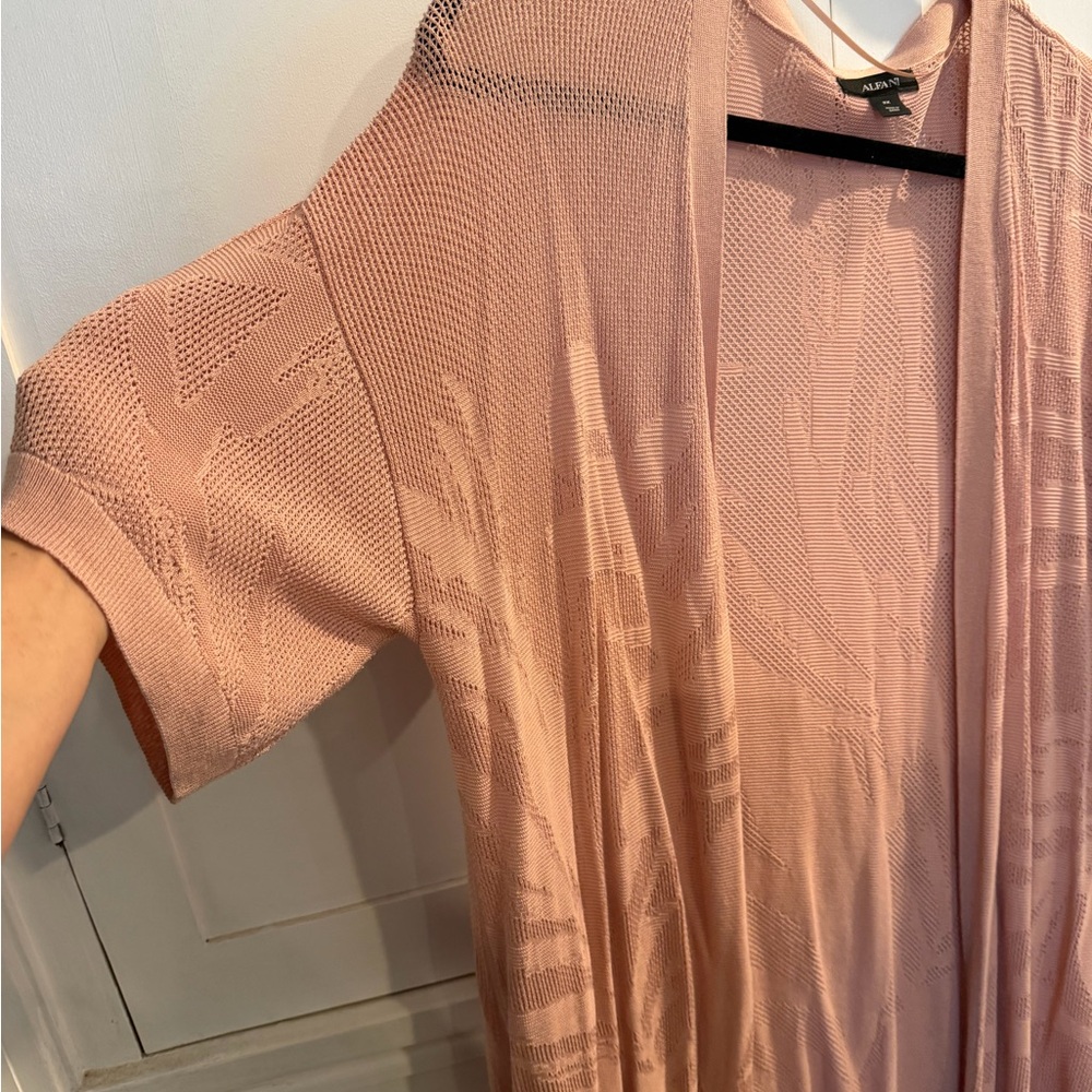 Alfani Women's Blush Pink light sweater for layering - Picture 2 of 4